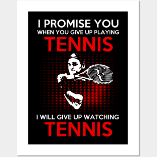 Tennis Posters and Art